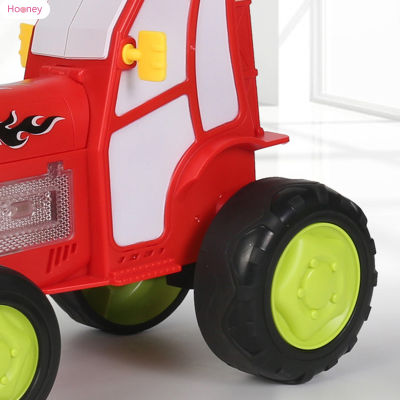 HOONEY รถของเล่นสำหรับเด็กหัดเดินไฟฟ้าแบบพกพารถไฟของเล่นของเล่นสำหรับเด็กของขวัญสำหรับเด็กผู้ชาย