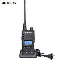 Retevis RT85วิทยุสื่อสารสองทางช่วงยาว Ham Radio อุปกรณ์รับส่งสัญญาณแบบมือถือ2M/70Cm พร้อมวิทยุ FM VOX DTMF LED สำหรับวิทยุสมัครเล่นการผจญภัยกลางแจ้งช่วยเหลือฉุกเฉิน (สีดำ1ชิ้น)