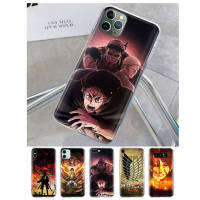 T-190 Anime Attack on Titan โปร่งใส อ่อนนุ่ม ซิลิโคน TPU เคสโทรศัพท์ หรับ iPhone 13 14 G9 Moto 12 G8 Play Mini SE Power Max Plus Pro