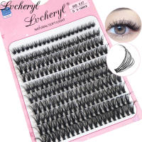 OH-Beauty 200 pcs 3040D 9-16mm Mix D Curl Cluster Lashes แต่ละขนตา Lash Extensions Clusters Lashes Soft &amp; Natural ขนตาปลอมส่วนบุคคล DIY