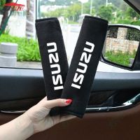 2 Pcs Isuzu Car Seat Belt Shoulder Pads Soft Plush Cool Ice Silk for Elf Traga D-max Mu-x Trucks