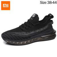 Xiaomi Mijia Men Sneakers Air Cushion Running Shoes Sports Casual Shoes Breathable Flying Woven Tennis Shoes Non-Slip Sneakers