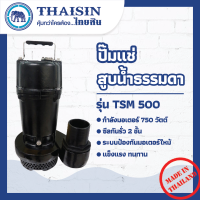 ปั๊มไดโว่ ปั๊มแช่เหล็กหล่อ ขนาด 1 แรง กำลังไฟ 750 วัตต์  ท่อ 2 นิ้ว THAISIN TSM-500 50(2")