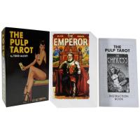 English Version The Pulp Tarot Tarot Oracle Cards Deck Divination Table Board Game Cards for Beginners Fortune Fate Telling wondeful