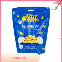 Roasted Unsalted Peanuts Nut Walker 454 G. แท้ 100 %