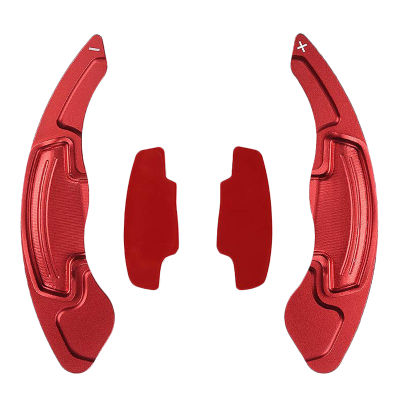 2Pcs Aluminium Alloy Shift Paddle Steering Wheel Shifter Paddlers Extension for Honda Think Platinum Acord Odyssey Guandao Gearshift Paddle Acura CDX CR-V (Red)