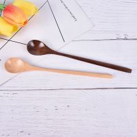 ✠ Wooden Spoon Bamboo Soup Teaspoon Catering Kids Spoon Kitchenware For Rice Soup Kitchen Cooking Utensil Tool