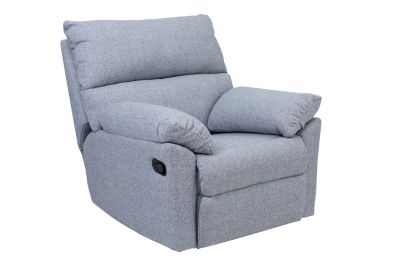 modernform เก้าอี้พักผ่อนปรับเอนนอน รุ่น COMFY 1ที่นั่ง หุ้มผ้าEasy clean สีฟ้าเทา#UFL2278