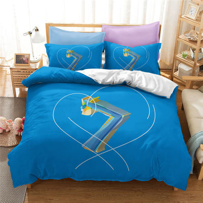Popular Bangtan Boys Printed Bedding Set MAP OF THE SOUL7 Album Duvet Cover Pillowcase Bed Linen Set Bedclothes Double King Size