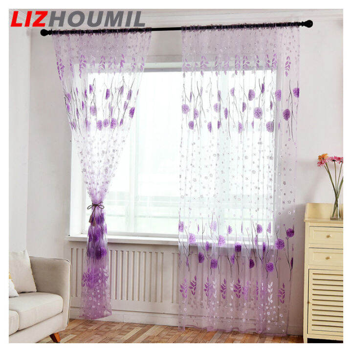 lizhoumil-พิมพ์-tulle-หน้าจอหน้าต่างแบบโปร่งใสระเบียงห้องนอนผ้าม่าน