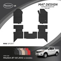 พรมปูพื้นรถยนต์เข้ารูปสำหรับ Mazda BT-50 รุ่น4 ประตู (ปี 2012-2014)