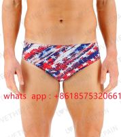 Men Homeland Racer Brief Swimsuit Triangular swimming trunks Trunks Swim Surf Trunks Beach Short Surf summer Swimming Jammer Swimwear