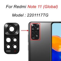 【⊕Good quality⊕】 jiejiu65879742 เลนส์กระจกกล้องถ่ายรูปหลัง10ชิ้น/ล็อตอะไหล่ Xiaomi Redmi Note 11 Pro Plus 5G 11S 11T 11e 5G 2201117sg