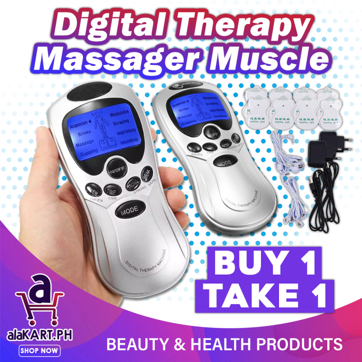 8 in 1 Digital Full Body Acupuncture Machine Electric Therapy, Pulse Muscle  Relax Massager