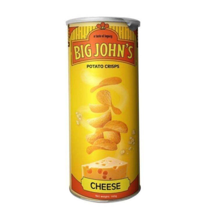 Hot Big John Potato Crisps Cheese 160g Lazada PH