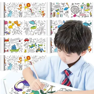 30*90CM Coloring Paper Roll for Kids Children's Drawing Roll