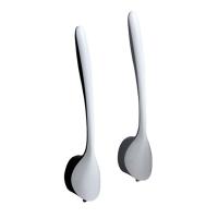 ❈┇△ Toilet Brush and Holder Set Wall-Mounted Bathroom Silicone Toilet Bowl Cleaner Brush for Bathroom Cleaning and Organization