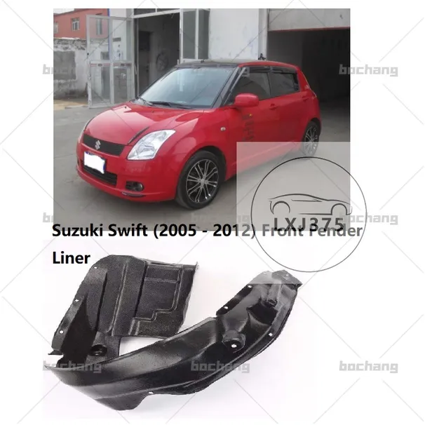 Fender Depan Liner Fender Depan, untuk Suzuki Swift (2005 2012) Liner