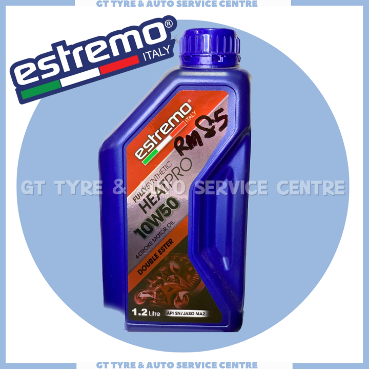 Estremo HeatPro Fully Synthetic 10W50 4Stroke Motor Oils 1.2L JASO MA2
