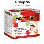 Viên uống Fevitt Nano bổ sung Sắt, Acid Folic cho người thiếu máu não