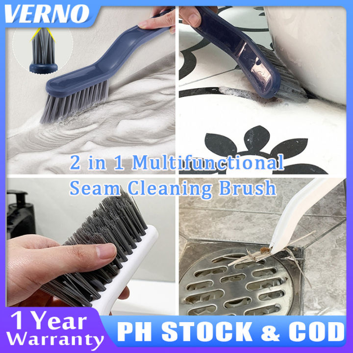 1pc 2-in-1 Cleaning Brush For Cleaning Window Sills, Cracks And