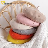 Ma amp;Baby 2-7Y Spring Autumn Child Kids Girls Caps Berets Princess Pearl Beanies Hats Winter Toddler Girls Hats