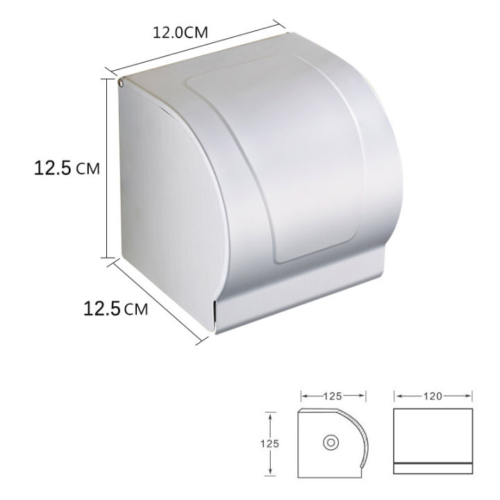 stainless-steel-304-ที่ใส่กระดาษทิชชู-ไม่เจาะผนัง-กันน้ำ-ไม่เป็นสนิม-กล่องใส่กระดาษทิชชู-กล่องทิชชู-ที่ใส่ทิชชู-ที่แขวนกระดาษชำระ-tissue-holder