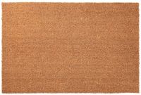 TRAMPA Door mat, natural60x90 cm (ทรอมป้า พรมเช็ดเท้าหน้าประตู, สีเนเชอรัล60x90 ซม.)