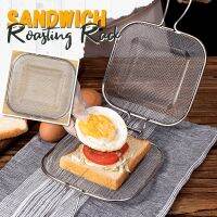 1 PC NEW Portable Sandwich Roasting Rack Non-Stick Collapsible Rectangle Wire Rack Stainless Steel Oven Baking Outdoor BBQ Tool