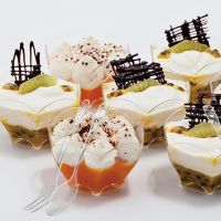 【CW】❡  24Pcs 90ML Dessert Cup Mousse Lasting Bowl Wide Opening Accessories