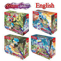 การ์ดโปเกมอน TCG: Scarlet &amp; Violet Sealed Shining Fates Booster Box ภาษาอังกฤษภาษาฝรั่งเศสภาษาสเปนการแลกเปลี่ยนของสะสม Vmax Card GameToy-Souyine