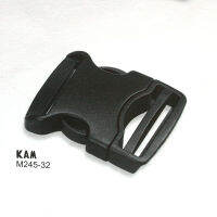 ขายส่ง KAM M245-25mm พลาสติกหัวเข็มขัดสองด้านที่วางจำหน่ายหัวเข็มขัด Paracord หัวเข็มขัดกระเป๋าเป้สะพายหลังหัวเข็มขัด