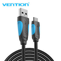 Vention สาย USB C สาย USB Type C 2A USB 3.1 Fast Charging USB-C สายเคเบิลข้อมูล Type-C สำหรับ Samsung ZUK LG Xiaomi 0.5