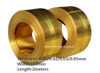 High quality Ultra-thin 0.01/0.02/0.03/0.05mm, Width 100mm ,L=2meters, brass Foil without Glum, copper sheet