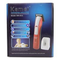 Kemei ปัตตาเลี่ยนตัดผมเด็กไร้สาย เสียงเบา Kemei baby hair Clipper รุ่น KM-2511 ปัตตาเลี่ยนเด็ก (สีแดง)