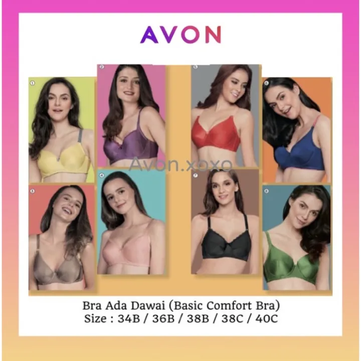 ready stock bra plus size bra push up Avon Basic BRA OFFER Bra Ada Besi