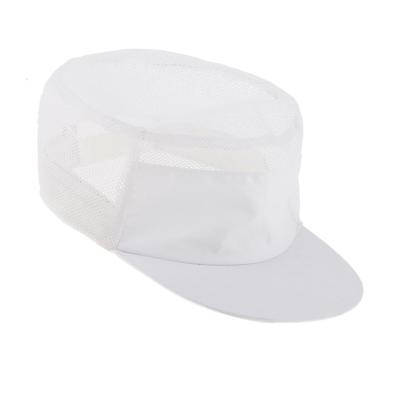 LazaraLife สีขาวตาข่ายเชฟหมวกระบายอากาศหมวกยอดแหลมครัวเครื่องแบบสำหรับผู้หญิงผู้ชาย