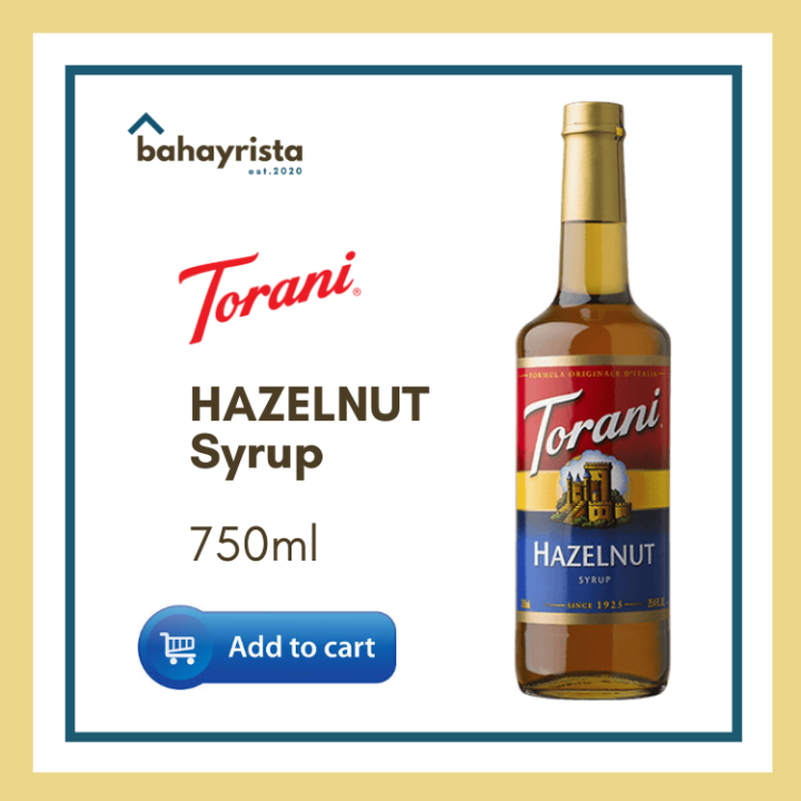 Torani Hazelnut Syrup Ml Lazada Ph