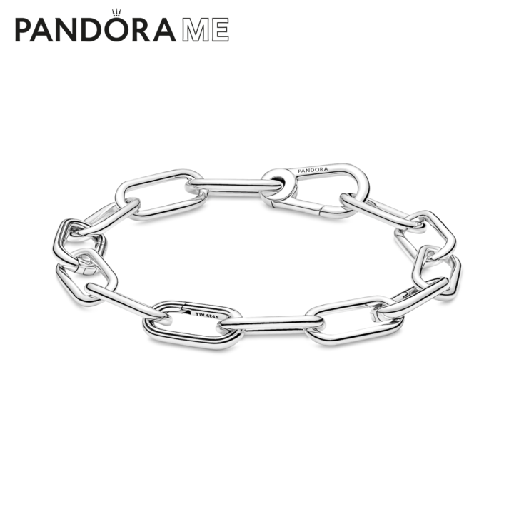 pandora-me-silver-sterling-silver-link-bracelet-เครื่องประดับ-สร้อยข้อมือ-สีเงิน-เงิน-สร้อยข้อมือสีเงิน-สร้อยข้อมือเงิน-ชาร์ม-สร้อยข้อมือแบบชาร์ม