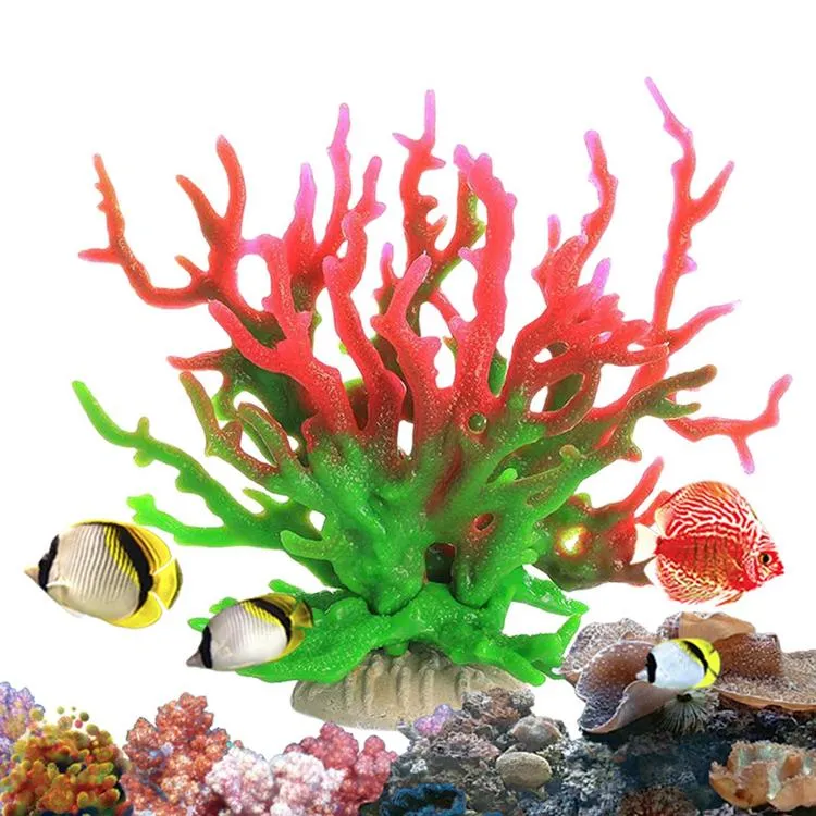 Faux Coral Decor Realistic Artificial Coral Branches 6.7x2.6x5