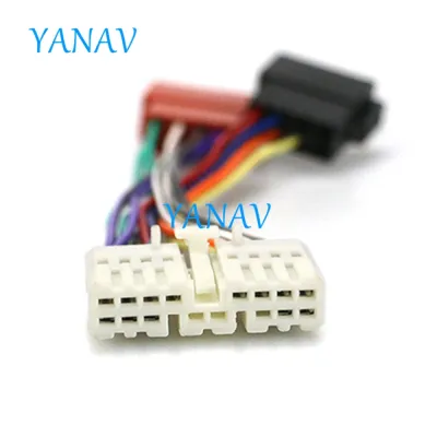 12-110 ISO Radio Adapter for-HONDA 1988-1998 (select models) Wiring Harness Connector Lead Loom Cable Plug Car Stereo Radio