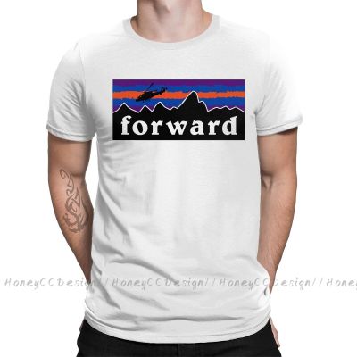 Forward Observations Group T-Shirt Men Top Quality 100% Cotton Short Summer Sleeve Mounn Sunset Casual Shirt Loose
