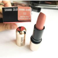 #No.02 (Svnคิสมี) SIVANNA COLORS MATTE STAY LIPSTICK KISS ME ปริมาณ 4 กรัม