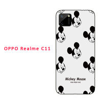 มาใหม่สำหรับ OPPO Realme C11เคสโทรศัพท์สำหรับ OPPO ซิลิคอนเคสนิ่มที่มีรูปแบบเดียวกันขาตั้งโทรศัพท์และเชือก