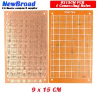 5PCS  9*15CM single sided bakelite length (4 connecting holes) 1.2 thick 2.54 spacing experimental universal circuit board PCB WATTY Electronics