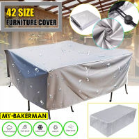 42 Sizes Waterproof cover outdoor patio garden furniture cover rain and snow chair cover sofa table and chair dust cover