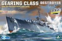 พลาสติก โมเดล ประกอบ  takom สเกล1/700 GEARING CLASS DESTROYER USS DD-743 SOUTHERLAND 1945 (FULL HULL) (+ BONUS 1/72 MK.35 5"/38 TWIN GUN MOUNT)