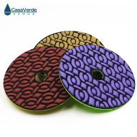 100mm New Design 4 inch Diamond Dry Polishing Abrasive Pads for Polishing GraniteMarble and Concrete