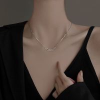 Vivienne Westwood NGBB 925 sterling silver necklace for women 2023 new hot style light luxury niche design high-end ins accessories clavicle neck necklace