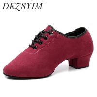 DKZSYIM MEN Latin Dance Shoes Women Ballroom Shoes Modern Waltz Friendship Soft Oxford Latin Shoes Dance Sneaker For Women Men